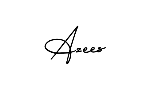 Azees stylish signature style. Best Handwritten Sign (AmerikaSignatureDemo-Regular) for my name. Handwritten Signature Collection Ideas for my name Azees. Azees signature style 3 images and pictures png