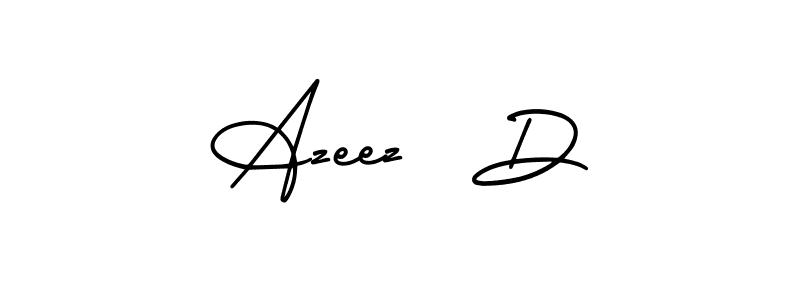 Best and Professional Signature Style for Azeez  D. AmerikaSignatureDemo-Regular Best Signature Style Collection. Azeez  D signature style 3 images and pictures png