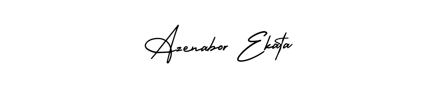 How to make Azenabor Ekata signature? AmerikaSignatureDemo-Regular is a professional autograph style. Create handwritten signature for Azenabor Ekata name. Azenabor Ekata signature style 3 images and pictures png