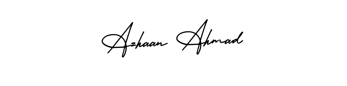 Make a short Azhaan Ahmad signature style. Manage your documents anywhere anytime using AmerikaSignatureDemo-Regular. Create and add eSignatures, submit forms, share and send files easily. Azhaan Ahmad signature style 3 images and pictures png