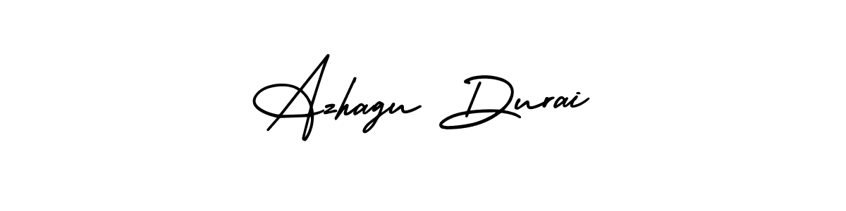You should practise on your own different ways (AmerikaSignatureDemo-Regular) to write your name (Azhagu Durai) in signature. don't let someone else do it for you. Azhagu Durai signature style 3 images and pictures png