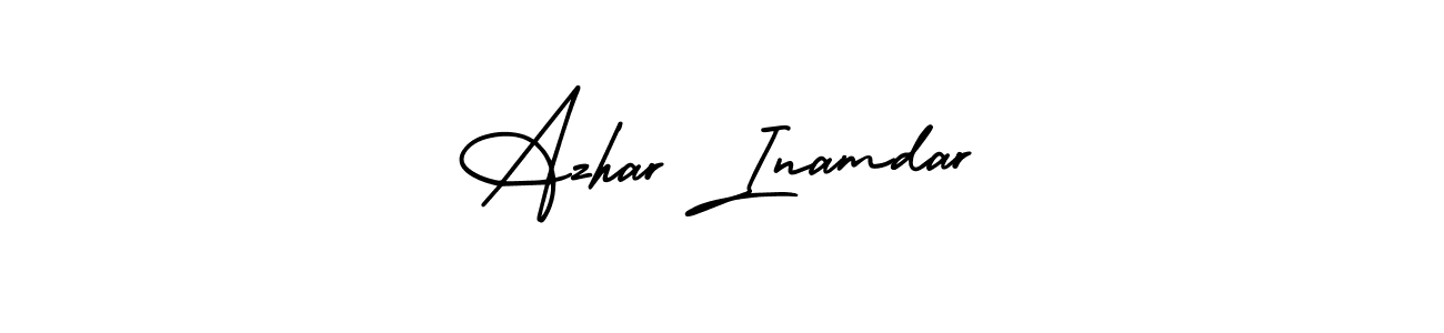 Best and Professional Signature Style for Azhar Inamdar. AmerikaSignatureDemo-Regular Best Signature Style Collection. Azhar Inamdar signature style 3 images and pictures png