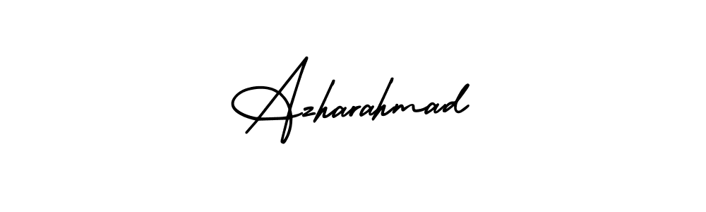 Make a beautiful signature design for name Azharahmad. Use this online signature maker to create a handwritten signature for free. Azharahmad signature style 3 images and pictures png