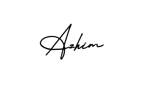 Best and Professional Signature Style for Azhim. AmerikaSignatureDemo-Regular Best Signature Style Collection. Azhim signature style 3 images and pictures png