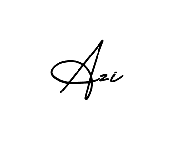 Make a beautiful signature design for name Azi . With this signature (AmerikaSignatureDemo-Regular) style, you can create a handwritten signature for free. Azi  signature style 3 images and pictures png