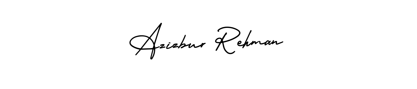 How to make Azizbur Rehman signature? AmerikaSignatureDemo-Regular is a professional autograph style. Create handwritten signature for Azizbur Rehman name. Azizbur Rehman signature style 3 images and pictures png