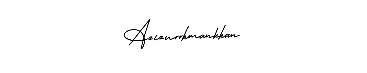 Check out images of Autograph of Azizurrhmankhan name. Actor Azizurrhmankhan Signature Style. AmerikaSignatureDemo-Regular is a professional sign style online. Azizurrhmankhan signature style 3 images and pictures png