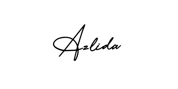 Once you've used our free online signature maker to create your best signature AmerikaSignatureDemo-Regular style, it's time to enjoy all of the benefits that Azlida name signing documents. Azlida signature style 3 images and pictures png