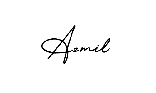 Make a beautiful signature design for name Azmil. Use this online signature maker to create a handwritten signature for free. Azmil signature style 3 images and pictures png