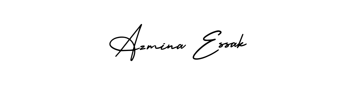 Create a beautiful signature design for name Azmina Essak. With this signature (AmerikaSignatureDemo-Regular) fonts, you can make a handwritten signature for free. Azmina Essak signature style 3 images and pictures png