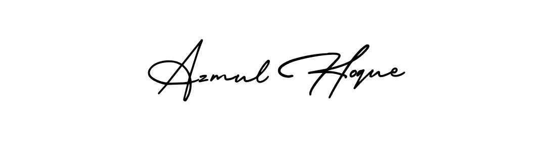 AmerikaSignatureDemo-Regular is a professional signature style that is perfect for those who want to add a touch of class to their signature. It is also a great choice for those who want to make their signature more unique. Get Azmul Hoque name to fancy signature for free. Azmul Hoque signature style 3 images and pictures png