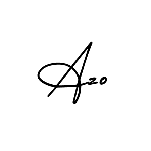 The best way (AmerikaSignatureDemo-Regular) to make a short signature is to pick only two or three words in your name. The name Azo include a total of six letters. For converting this name. Azo signature style 3 images and pictures png