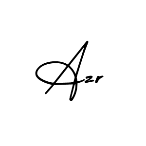The best way (AmerikaSignatureDemo-Regular) to make a short signature is to pick only two or three words in your name. The name Azr include a total of six letters. For converting this name. Azr signature style 3 images and pictures png