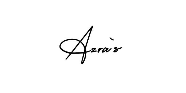 Create a beautiful signature design for name Azra`s. With this signature (AmerikaSignatureDemo-Regular) fonts, you can make a handwritten signature for free. Azra`s signature style 3 images and pictures png