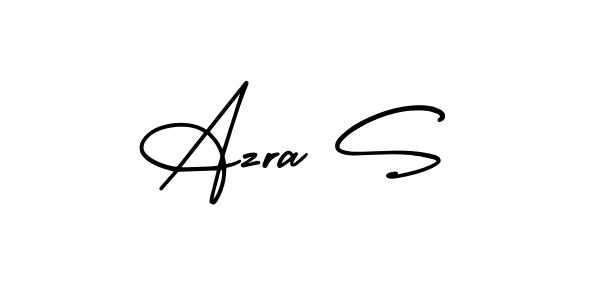 if you are searching for the best signature style for your name Azra S. so please give up your signature search. here we have designed multiple signature styles  using AmerikaSignatureDemo-Regular. Azra S signature style 3 images and pictures png