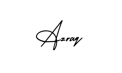 Also we have Azraq name is the best signature style. Create professional handwritten signature collection using AmerikaSignatureDemo-Regular autograph style. Azraq signature style 3 images and pictures png