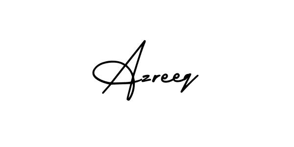 Also we have Azreeq name is the best signature style. Create professional handwritten signature collection using AmerikaSignatureDemo-Regular autograph style. Azreeq signature style 3 images and pictures png