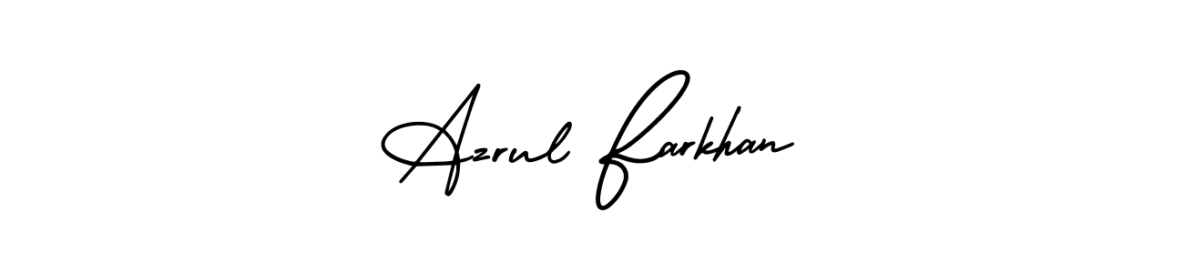 Best and Professional Signature Style for Azrul Farkhan. AmerikaSignatureDemo-Regular Best Signature Style Collection. Azrul Farkhan signature style 3 images and pictures png