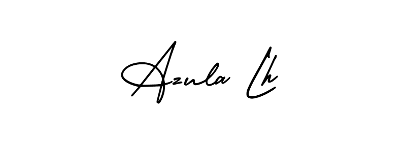 This is the best signature style for the Azula Lh name. Also you like these signature font (AmerikaSignatureDemo-Regular). Mix name signature. Azula Lh signature style 3 images and pictures png