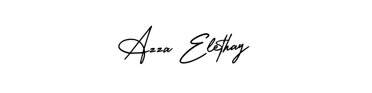 Best and Professional Signature Style for Azza Elethay. AmerikaSignatureDemo-Regular Best Signature Style Collection. Azza Elethay signature style 3 images and pictures png