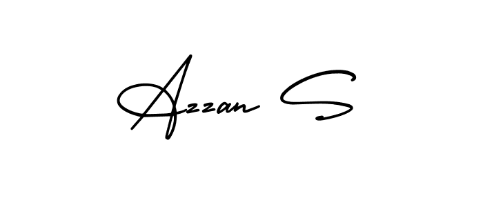 Best and Professional Signature Style for Azzan S. AmerikaSignatureDemo-Regular Best Signature Style Collection. Azzan S signature style 3 images and pictures png