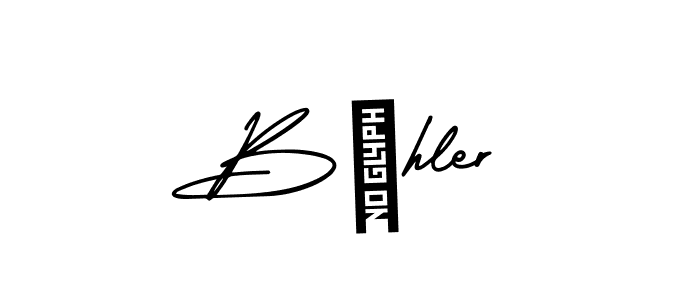 How to make Bühler signature? AmerikaSignatureDemo-Regular is a professional autograph style. Create handwritten signature for Bühler name. Bühler signature style 3 images and pictures png