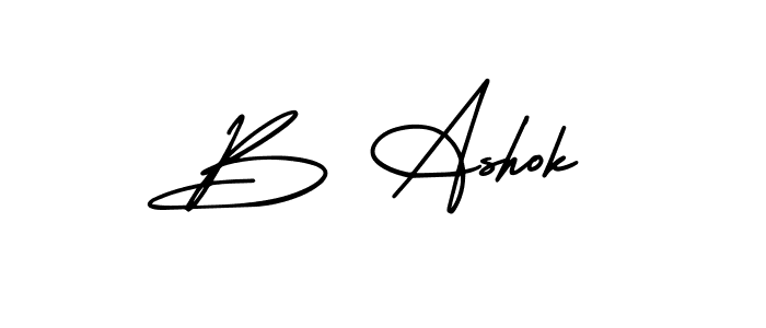 This is the best signature style for the B Ashok name. Also you like these signature font (AmerikaSignatureDemo-Regular). Mix name signature. B Ashok signature style 3 images and pictures png