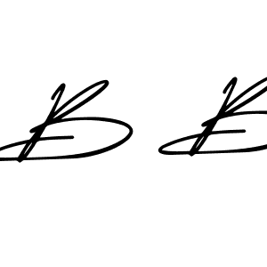 You should practise on your own different ways (AmerikaSignatureDemo-Regular) to write your name (B B) in signature. don't let someone else do it for you. B B signature style 3 images and pictures png