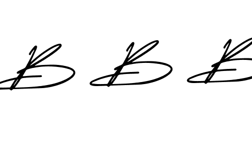 Make a beautiful signature design for name B B B. With this signature (AmerikaSignatureDemo-Regular) style, you can create a handwritten signature for free. B B B signature style 3 images and pictures png
