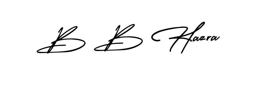 This is the best signature style for the B B Hazra name. Also you like these signature font (AmerikaSignatureDemo-Regular). Mix name signature. B B Hazra signature style 3 images and pictures png