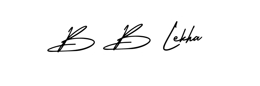 Check out images of Autograph of B B Lekha name. Actor B B Lekha Signature Style. AmerikaSignatureDemo-Regular is a professional sign style online. B B Lekha signature style 3 images and pictures png