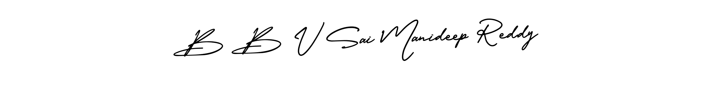 Also we have B B V Sai Manideep Reddy name is the best signature style. Create professional handwritten signature collection using AmerikaSignatureDemo-Regular autograph style. B B V Sai Manideep Reddy signature style 3 images and pictures png