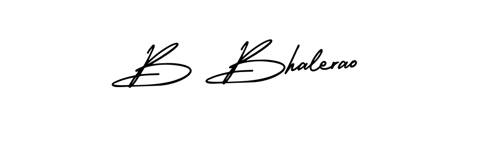 How to make B Bhalerao signature? AmerikaSignatureDemo-Regular is a professional autograph style. Create handwritten signature for B Bhalerao name. B Bhalerao signature style 3 images and pictures png