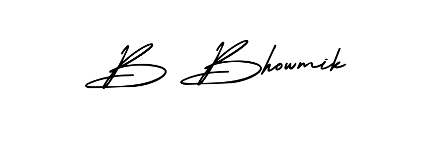 Check out images of Autograph of B Bhowmik name. Actor B Bhowmik Signature Style. AmerikaSignatureDemo-Regular is a professional sign style online. B Bhowmik signature style 3 images and pictures png