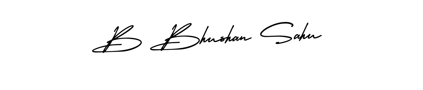 Also we have B Bhushan Sahu name is the best signature style. Create professional handwritten signature collection using AmerikaSignatureDemo-Regular autograph style. B Bhushan Sahu signature style 3 images and pictures png