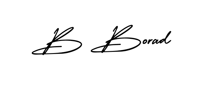 Similarly AmerikaSignatureDemo-Regular is the best handwritten signature design. Signature creator online .You can use it as an online autograph creator for name B Borad. B Borad signature style 3 images and pictures png