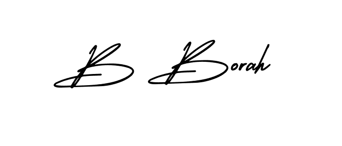 How to Draw B Borah signature style? AmerikaSignatureDemo-Regular is a latest design signature styles for name B Borah. B Borah signature style 3 images and pictures png