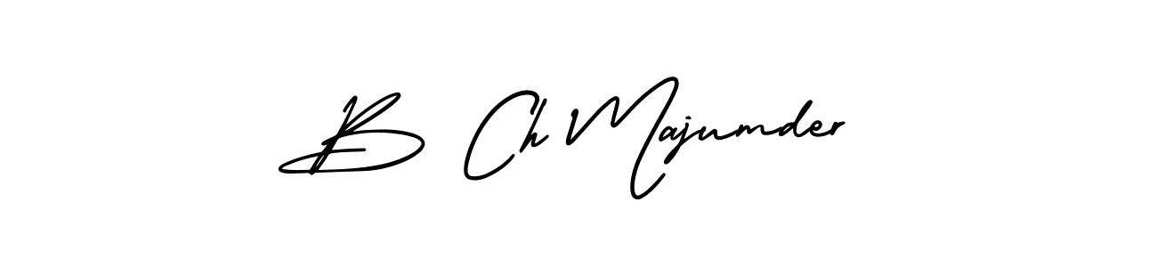 Make a beautiful signature design for name B Ch Majumder. With this signature (AmerikaSignatureDemo-Regular) style, you can create a handwritten signature for free. B Ch Majumder signature style 3 images and pictures png