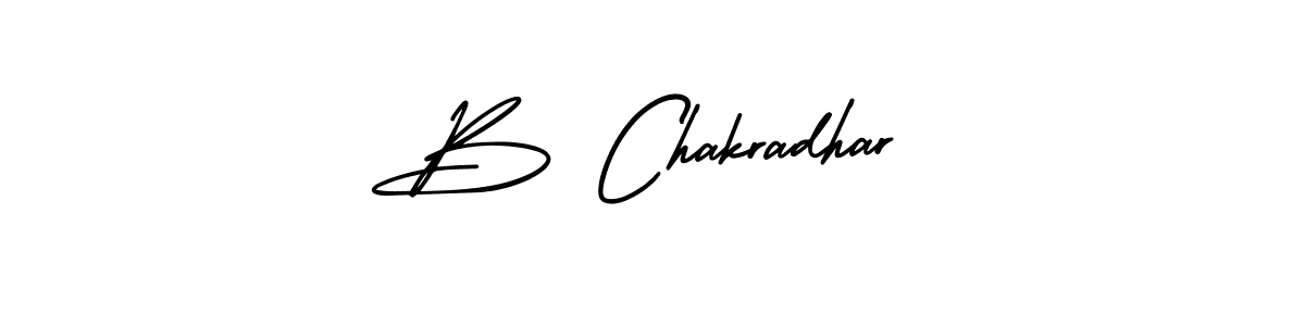 B Chakradhar stylish signature style. Best Handwritten Sign (AmerikaSignatureDemo-Regular) for my name. Handwritten Signature Collection Ideas for my name B Chakradhar. B Chakradhar signature style 3 images and pictures png