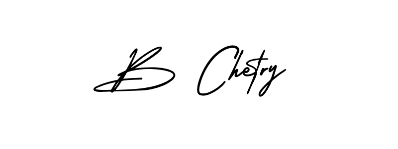 How to make B Chetry signature? AmerikaSignatureDemo-Regular is a professional autograph style. Create handwritten signature for B Chetry name. B Chetry signature style 3 images and pictures png