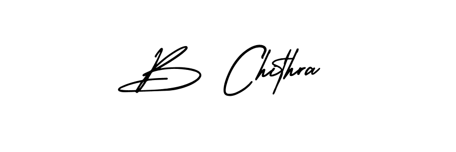 AmerikaSignatureDemo-Regular is a professional signature style that is perfect for those who want to add a touch of class to their signature. It is also a great choice for those who want to make their signature more unique. Get B Chithra name to fancy signature for free. B Chithra signature style 3 images and pictures png