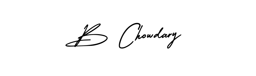 How to Draw B Chowdary signature style? AmerikaSignatureDemo-Regular is a latest design signature styles for name B Chowdary. B Chowdary signature style 3 images and pictures png