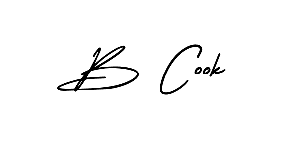 Design your own signature with our free online signature maker. With this signature software, you can create a handwritten (AmerikaSignatureDemo-Regular) signature for name B Cook. B Cook signature style 3 images and pictures png