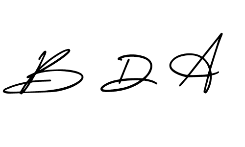 How to Draw B D A signature style? AmerikaSignatureDemo-Regular is a latest design signature styles for name B D A. B D A signature style 3 images and pictures png
