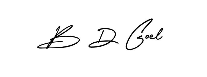This is the best signature style for the B D Goel name. Also you like these signature font (AmerikaSignatureDemo-Regular). Mix name signature. B D Goel signature style 3 images and pictures png