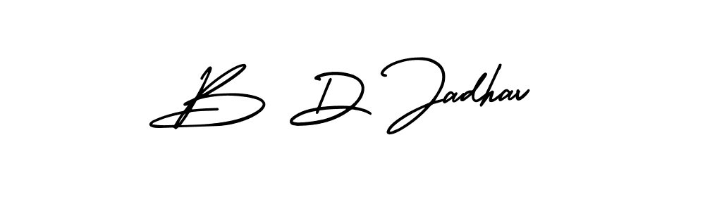 Best and Professional Signature Style for B D Jadhav. AmerikaSignatureDemo-Regular Best Signature Style Collection. B D Jadhav signature style 3 images and pictures png