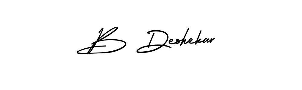 Check out images of Autograph of B Deshekar name. Actor B Deshekar Signature Style. AmerikaSignatureDemo-Regular is a professional sign style online. B Deshekar signature style 3 images and pictures png