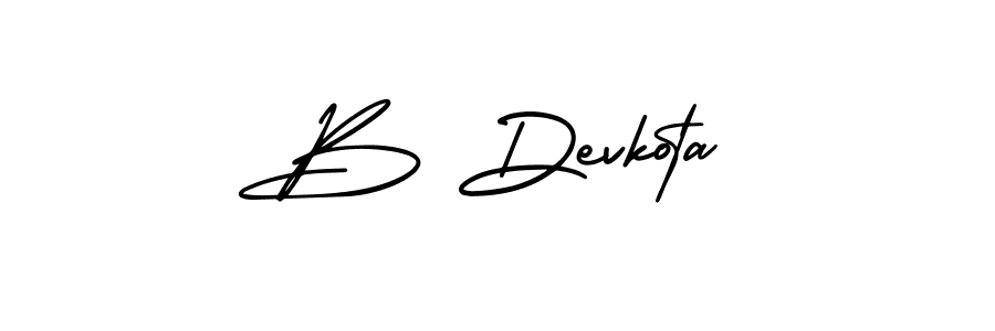Make a beautiful signature design for name B Devkota. Use this online signature maker to create a handwritten signature for free. B Devkota signature style 3 images and pictures png