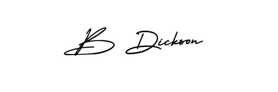 Similarly AmerikaSignatureDemo-Regular is the best handwritten signature design. Signature creator online .You can use it as an online autograph creator for name B Dickson. B Dickson signature style 3 images and pictures png