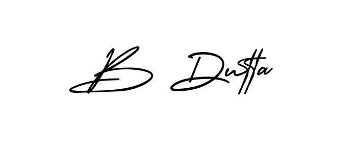 How to Draw B Dutta signature style? AmerikaSignatureDemo-Regular is a latest design signature styles for name B Dutta. B Dutta signature style 3 images and pictures png